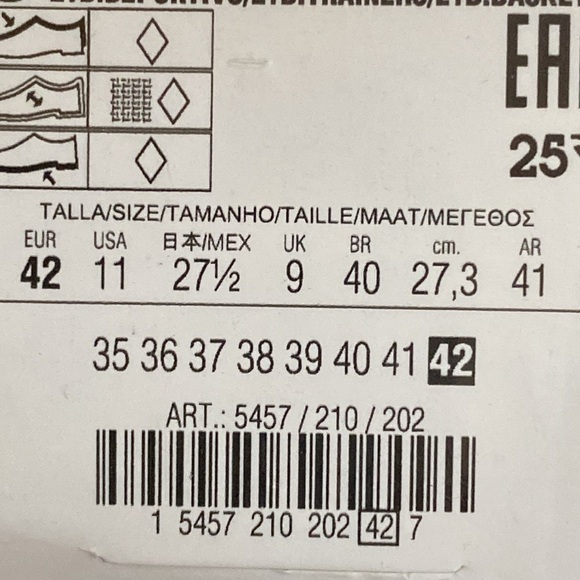 NWT. Zara White Athletic Platform Casual Sneakers. Size 11. - Picture 9 of 9